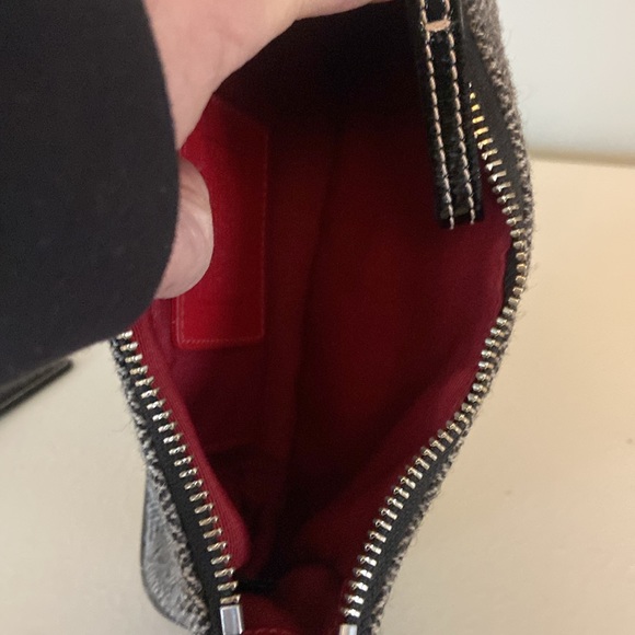 Coach Wool & Leather Houndstooth Mini Shoulder Bag - Picture 8 of 16